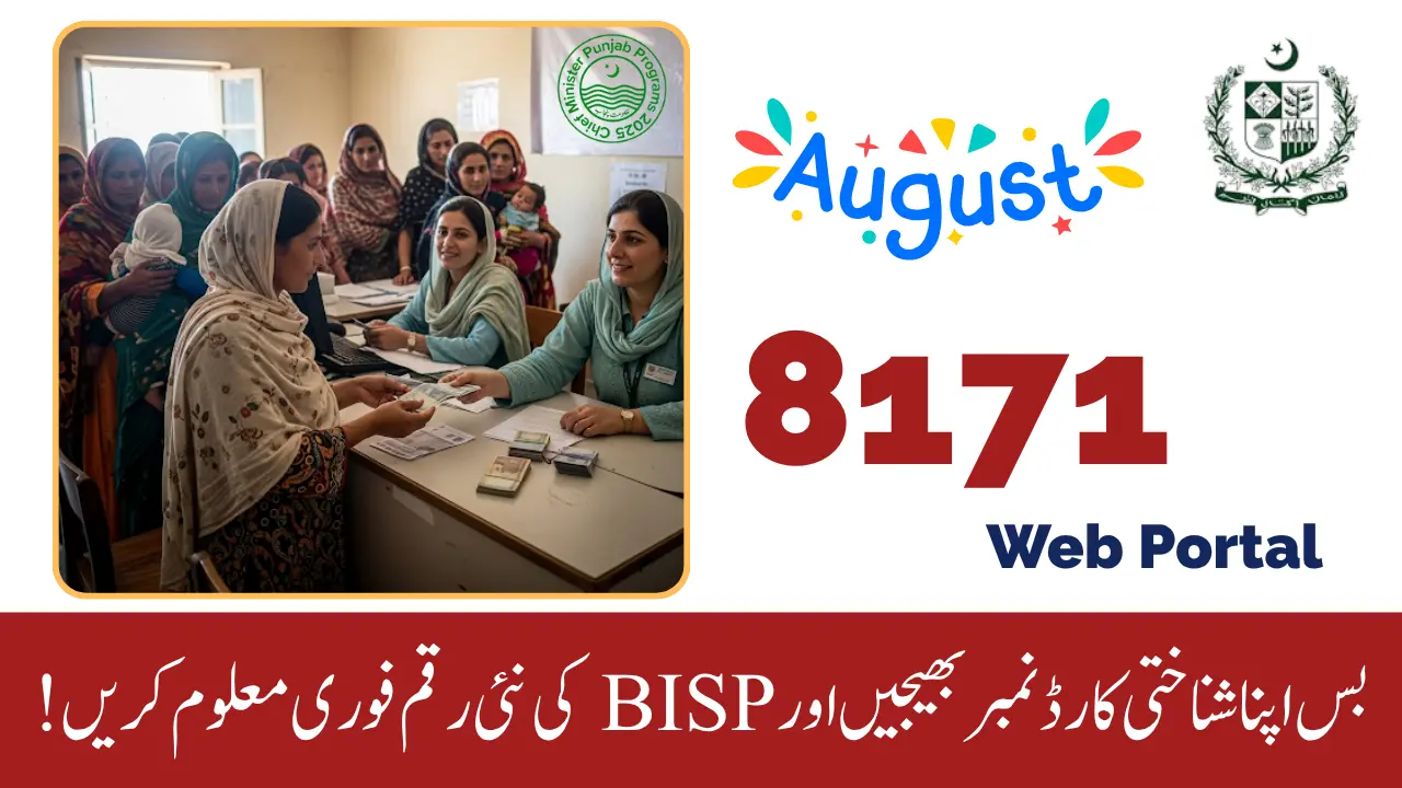 How to Use 8171 Check Online CNIC to Confirm Your August BISP Payment Status in Minutes