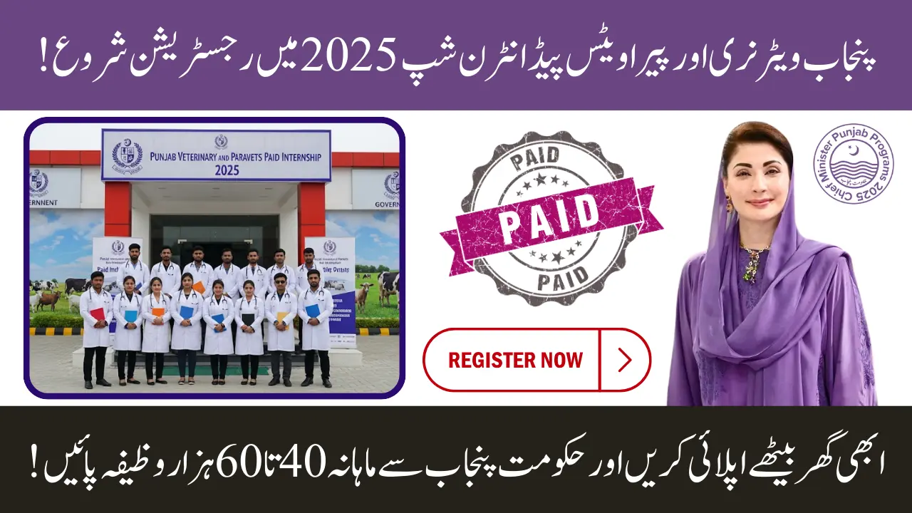 Punjab Veterinary and Paravets Paid Internship 2025 - Complete Application Process Explained