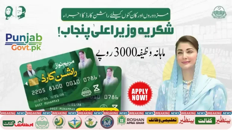 Punjab Government RS 3000 Aid District-wise Rollout & Collection