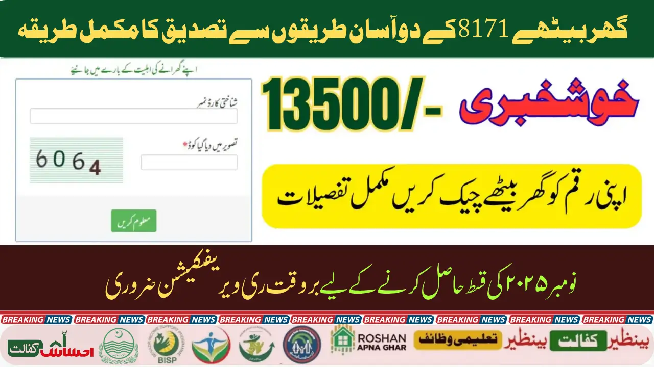 BISP Payment Re-Verification Process Check Online Through 2 Easy Methods