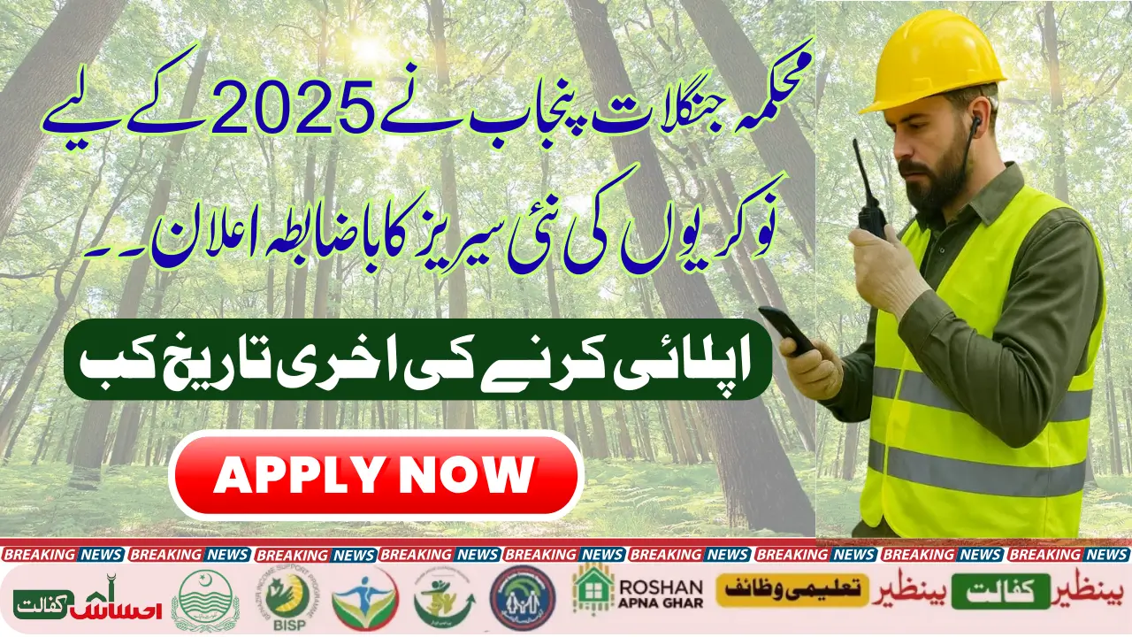Punjab Forest Department New Job Opportunities Today Announces