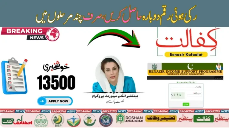 BISP Payment Recovery Guide & Check Restore BISP Kafalat Blocked Payments