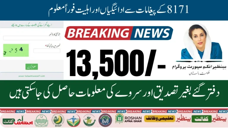 BISP Stipends Digital Wallet 2025 Check Complete Details