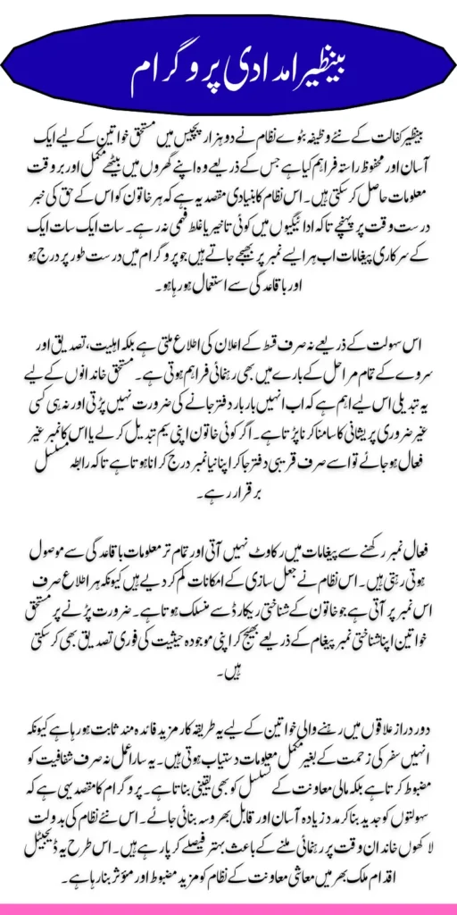 BISP Stipends Digital Wallet 2025 Check Complete Details