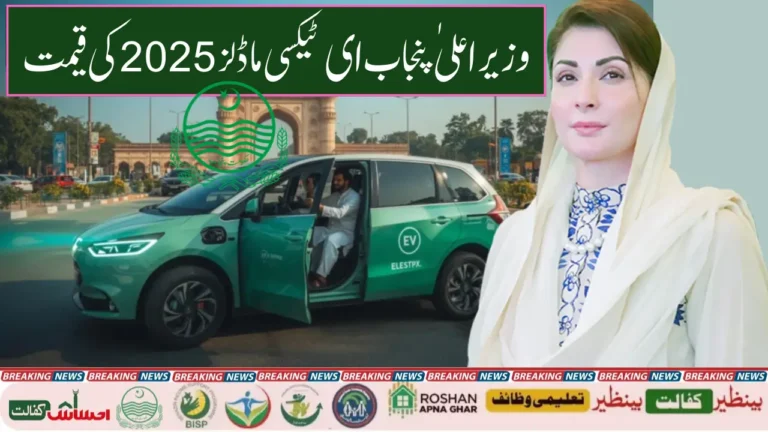 CM Punjab E-Taxi Models 2025 Price, Range & Specs Check Complete Details