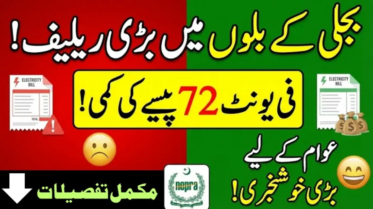 Relief in Electricity Bills Expected Monthly Fuel Adjustment Prices Reduced by 72 Paisa Per Unit