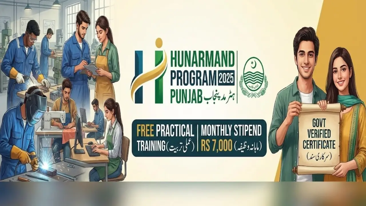 How to Check Hunarmand Program 2025 Punjab Update