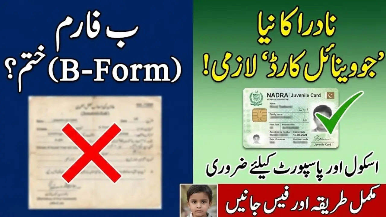 NADRA Juvenile Card Application Process Guide Step by Step