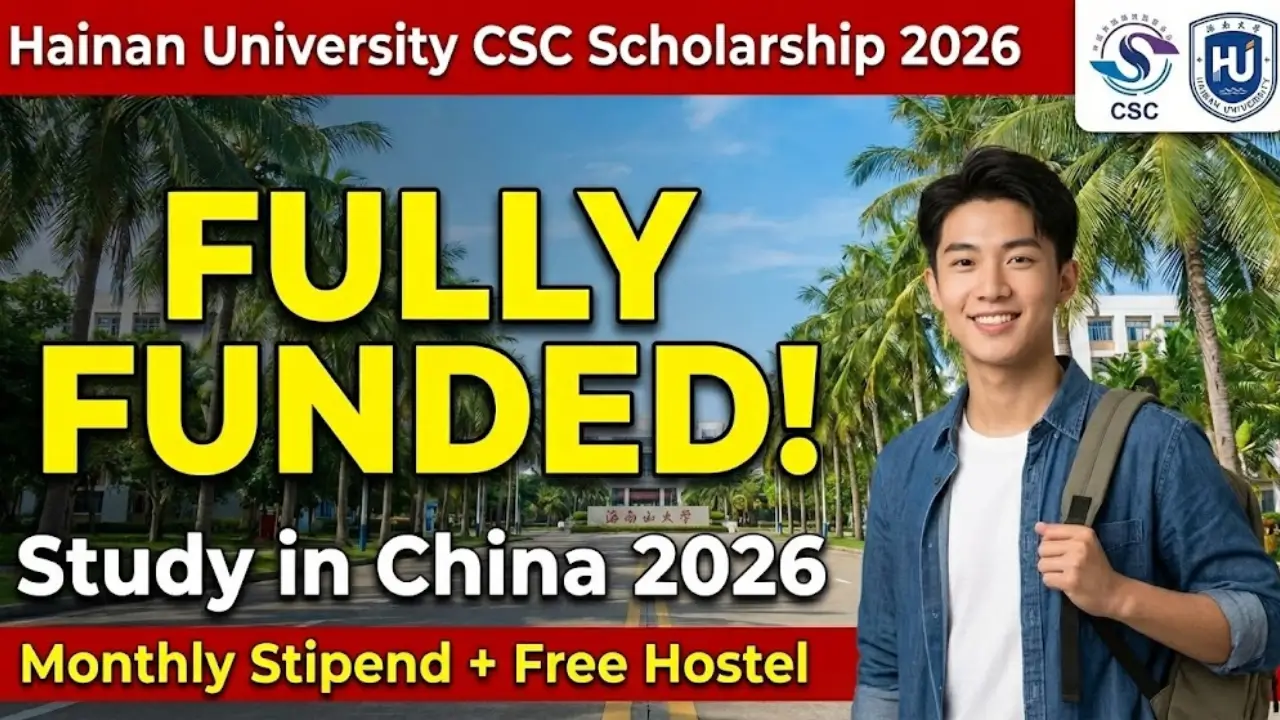 Hainan University CSC Scholarship 2026 Step by Step Full Details