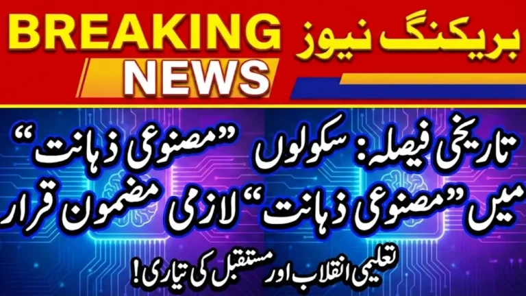 Punjab to Mandate AI as a New Subject in Schools Good News For Student